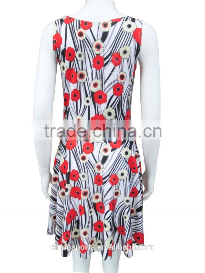 Ladies Grey Knit Elegant Women Casual Dress