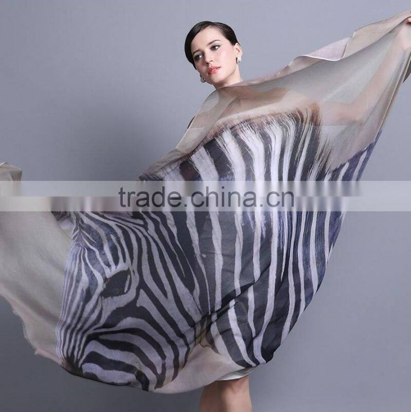 Women's Fashion Scarf Digital Printed Long Modal scarf