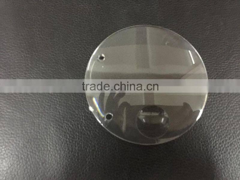 Acrylic magnifying glasses,diameter 90mm double convex optical lens