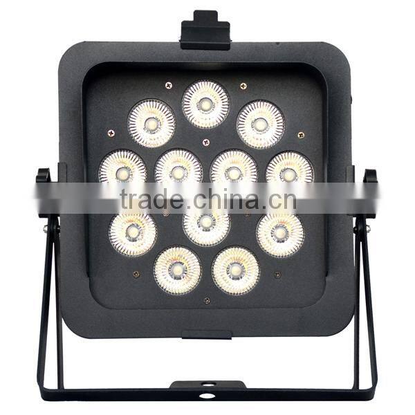 2015 NEW Stage lighting 12x18w 6 in 1 IR LED slim par 64 can