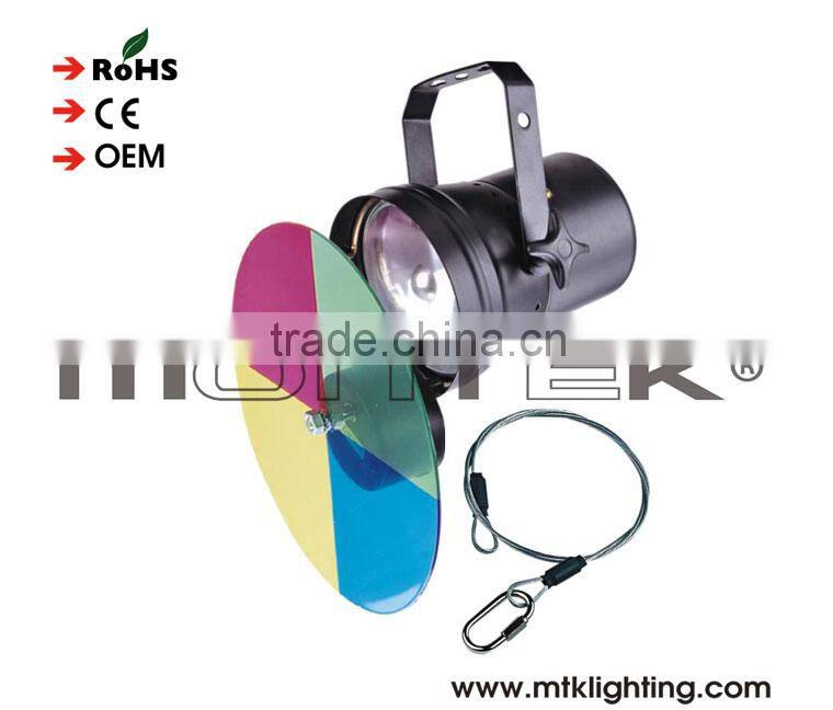 Guang Dong Supplier PAR36 par can light 30W Pin Spot Light Lamp Chrome Party Disco pin spot