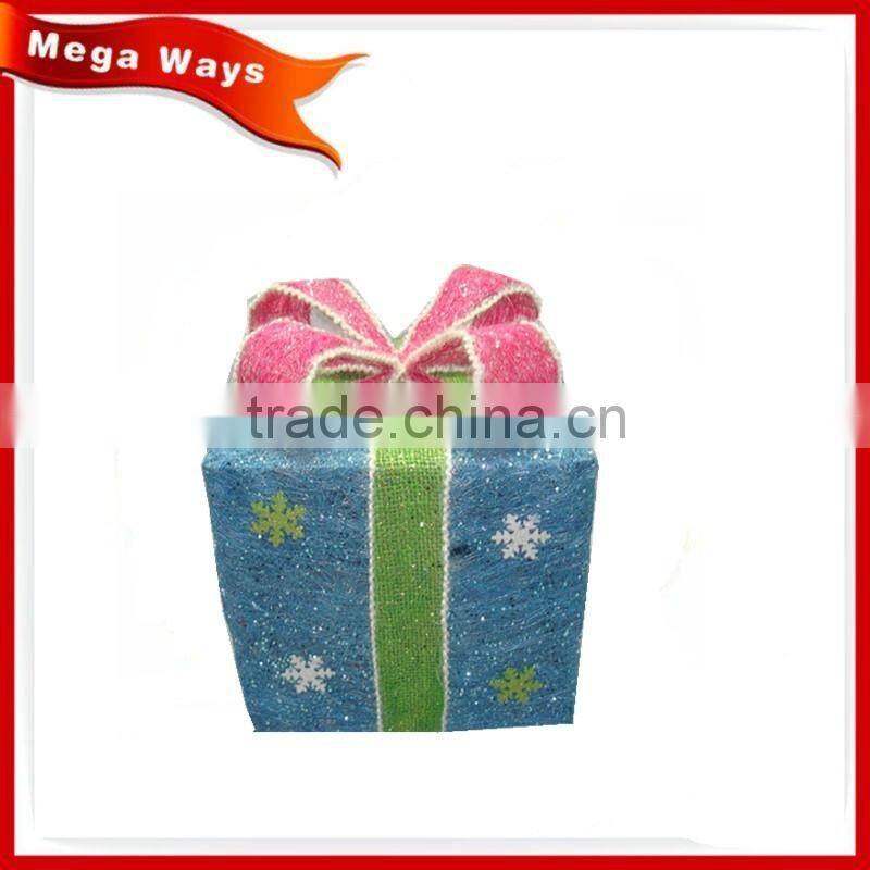 new promotional item Metal flat painting , Hanging decorations christmas decoration box