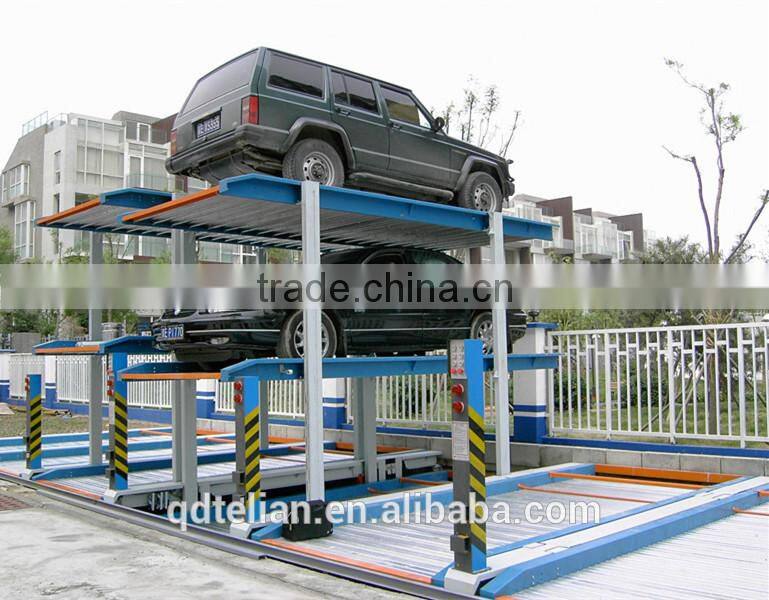 auto car pit parking system vertical horizontal parking lift equipment with CE