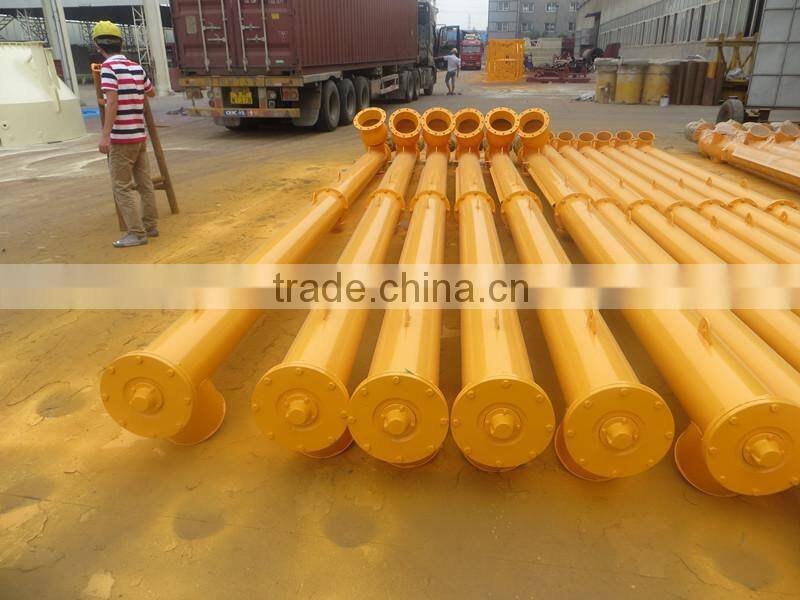 Durable concrete stainless steel screw conveyor