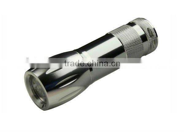 New design Cheap Durable aluminum 9 led flashlight