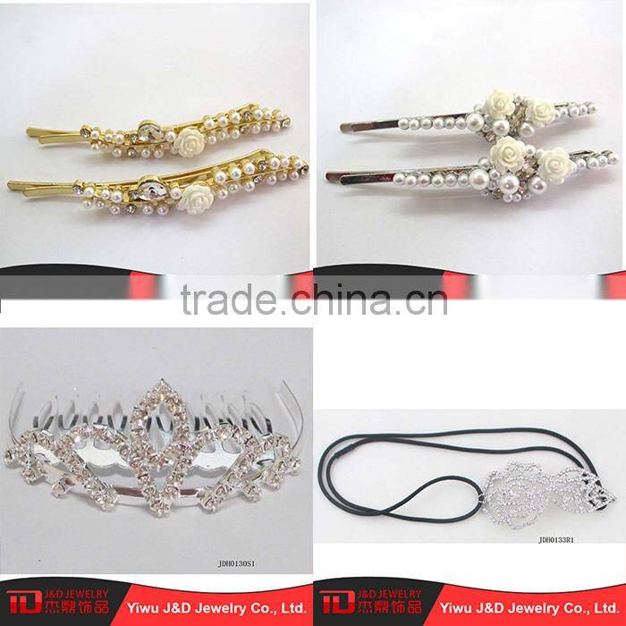 Cheap and high quality bridal gem hair accessories for women