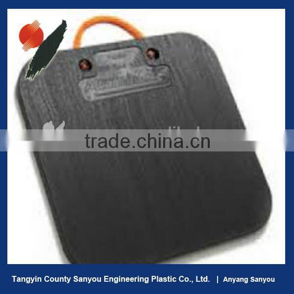 skid proof hdpe crane outrigger pad/crane support mat for crane/crane foot bearing support