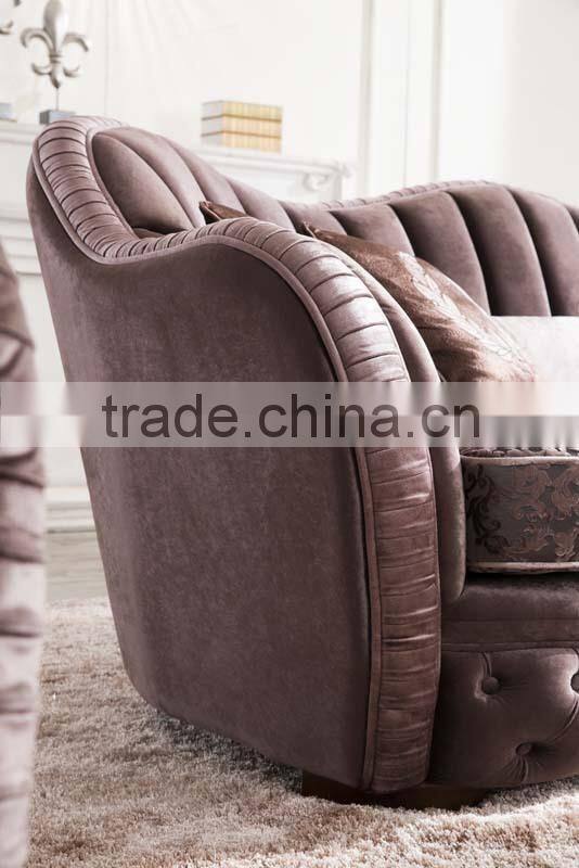 high quality AL042 antique classic fabric sofa