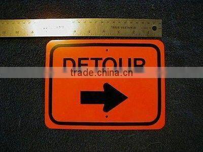 metal traffic signs,Reflective aluminum traffic signs,Detour sign,Road sign,