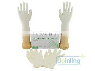 Powdered Disposable Stretchy Vinyl Synthetic Gloves