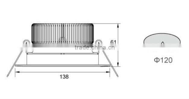 14W 220V SMD5630 Led Downlight