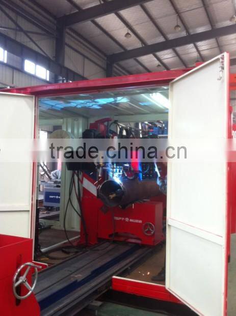 Containerized Type Pipe Fast Fitting-up & Automatic Welding Machine Workstation