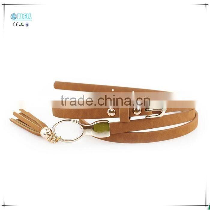Hotsale Wholesale Custom Causal Designer Lady Pu Belt Cheap Wide Waistband Belt