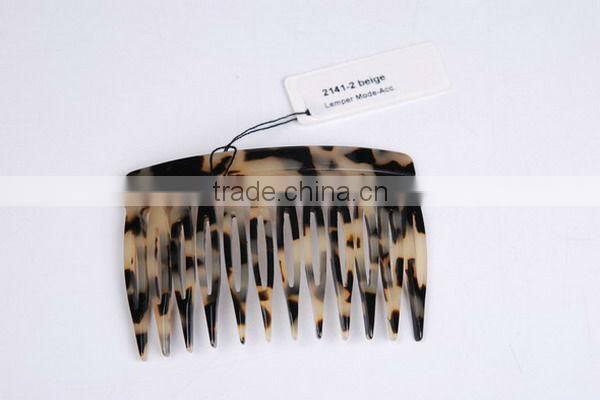 Fancy hair comb cellulose hair accessories