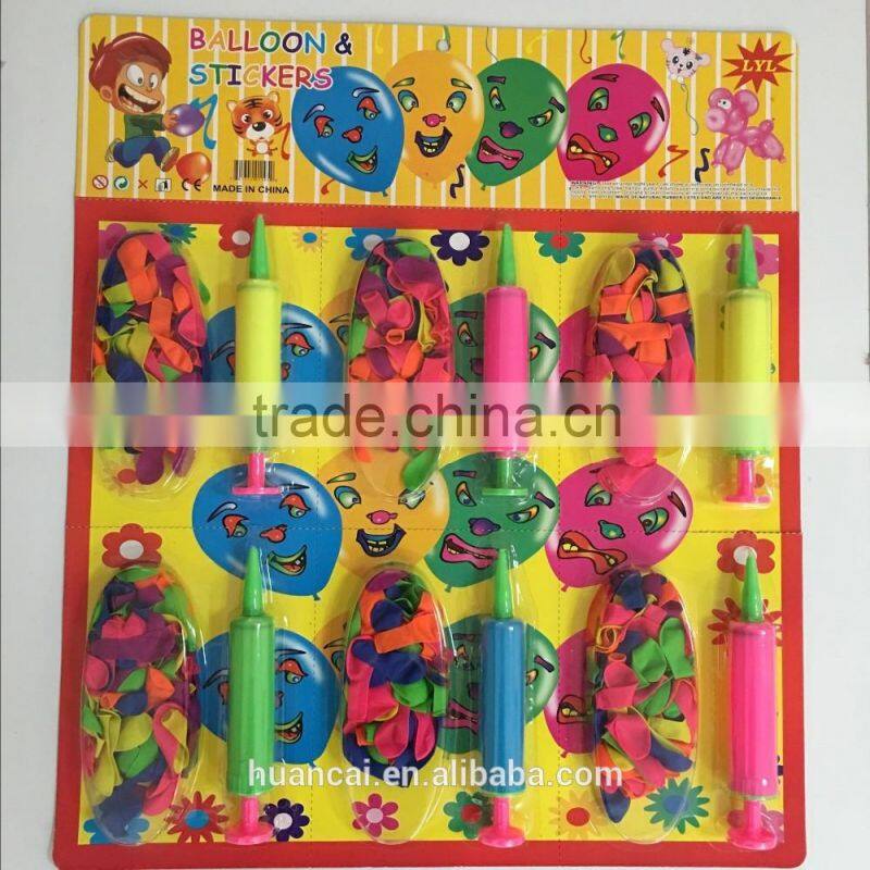 12 Inch balloon Toy Wholesale Balloon Pumb