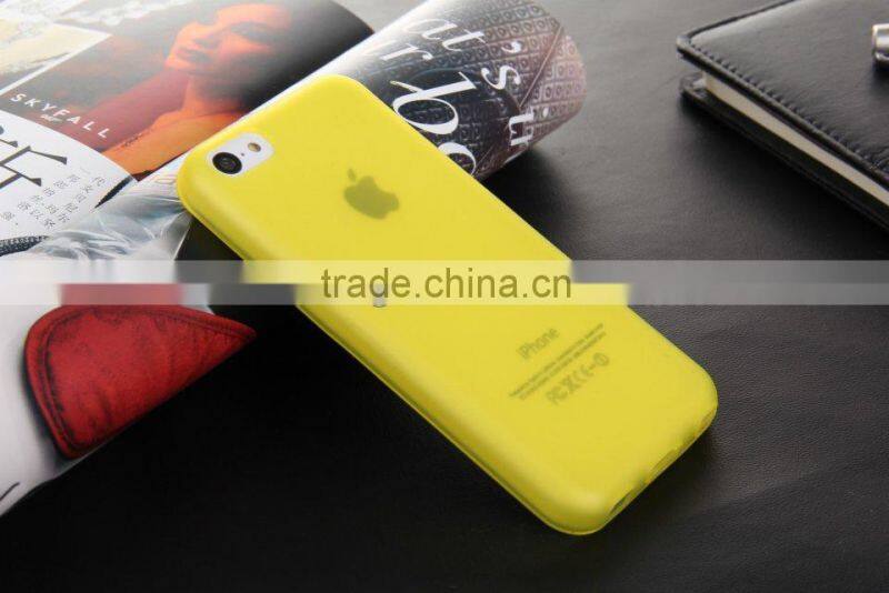Fashionable Candy Colors TPU Soft Back Cover For Iphone 5c