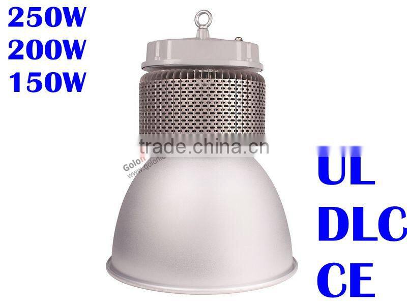 ufo led high bay light 200w bay light with meanwell driver CE RoHS certificated 400w metal halide led replacement lamp