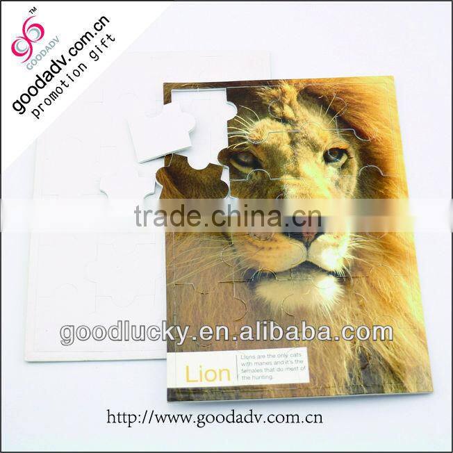 Hot sell Paper crafts fashion refinement paper puzzle