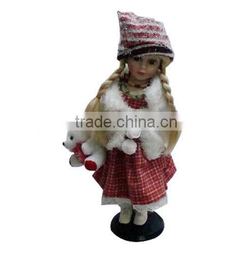 Ceramic Dolls New Toy Girls Cloth & Rayon beautiful girl dolls
