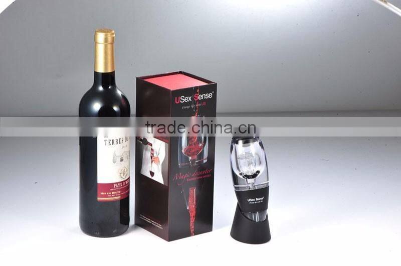 4 Stage Magic Red Wine Decanter to Improve Wines and Add Air with Best Wine Aeration