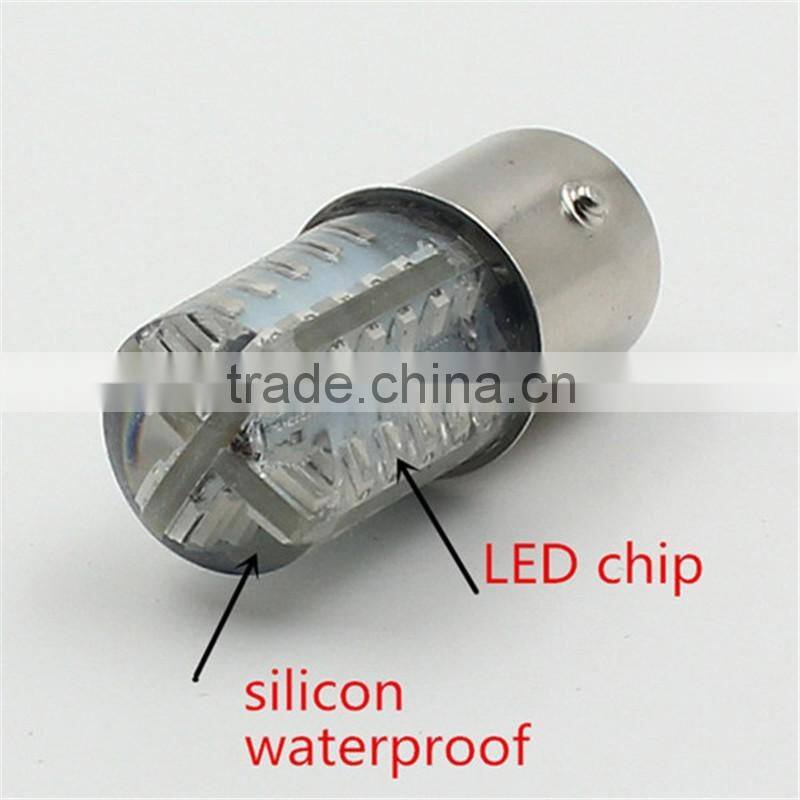 PY21/5W BAY15D 1157 1156 BA15S 48SMD LED light bulb lamp LED car brake lights rear lights stop lights RED STROBE LIGHT
