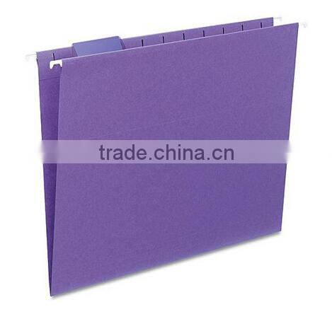 Plastic File Folders with Assorted Color Tabs