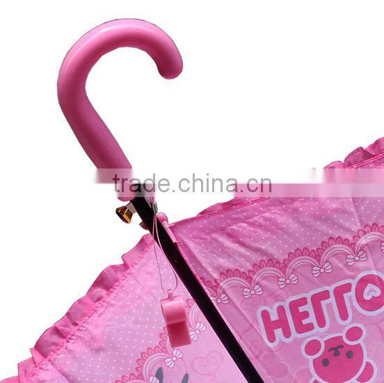 Ketty cat popular children straight bone umbrella