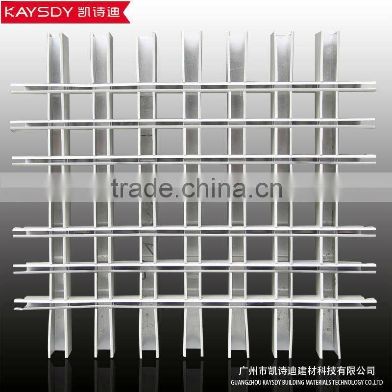 good price open metal grid aluminum suspended ceiling