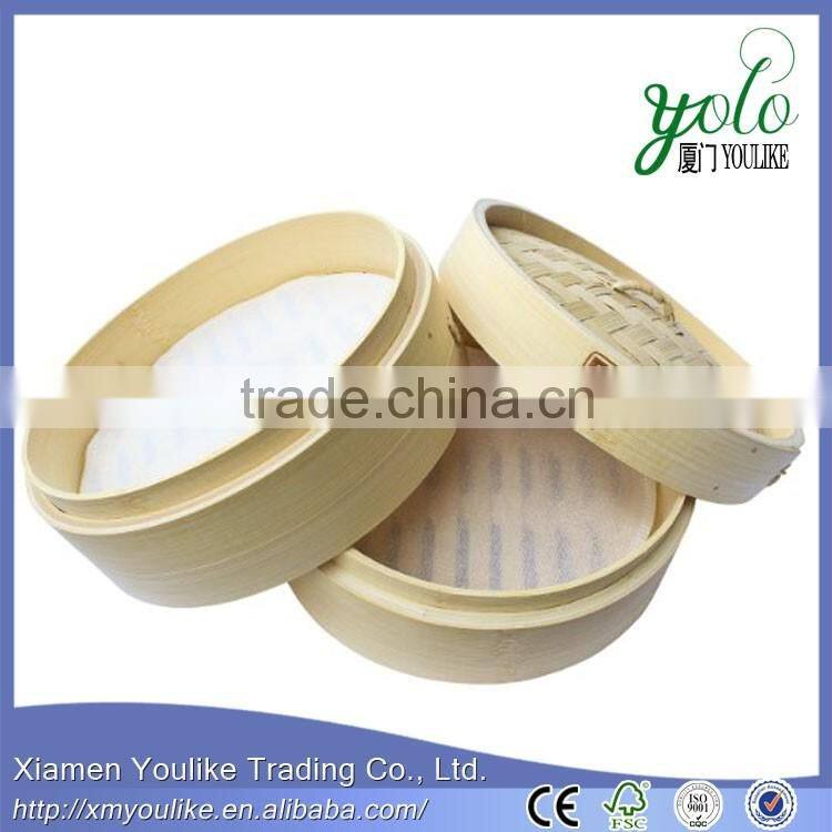 100% Natural Bamboo Steamer Basket