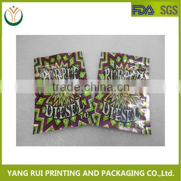 2016 Hot Sale,China manufacture Geeked Up Herbal Incense Bags,Kush herbal incense bag for sale