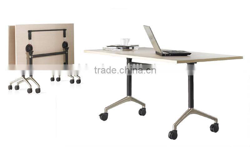 Good selling modern office use foldinng MDF office table (NH1070)