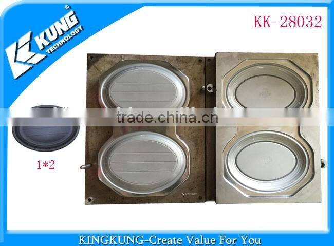 Corlorfu Melamine dinner plates one mould two plate