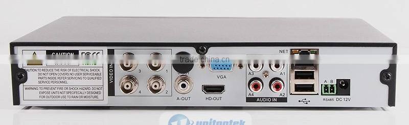 Security 4CH DVR System With HD 4 Channel 1.0MP Dome IR Day/Night AHD Camera NVR Recording Kit