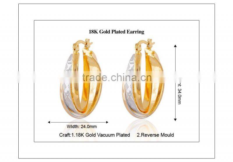 Good Quality Gold Jewelry Jhumke Earring Jewellery Copper Fashion Jewelry