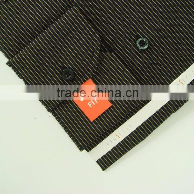 100% cotton long sleeve style stripe fashion business casual men brand shirt