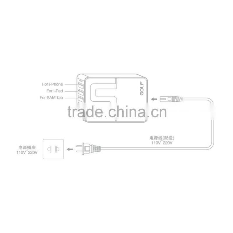 US/EU /BS Plug New Hot Selling !!Multi-function 5 USB Ports Wall usb Charger 5V 8A Power usb Adapter