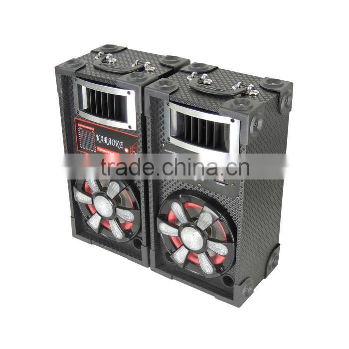 2.0 karaoke great sound fashion professional wooden bluetooth speaker