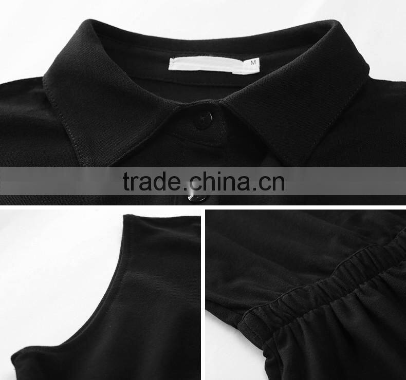 The new han edition dress show thin cotton short sleeve dress accept waist in long skirt of the dress