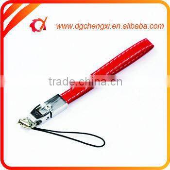 Cute Decorative Woman Gift PU Fashion Cell Phone Hand Strap