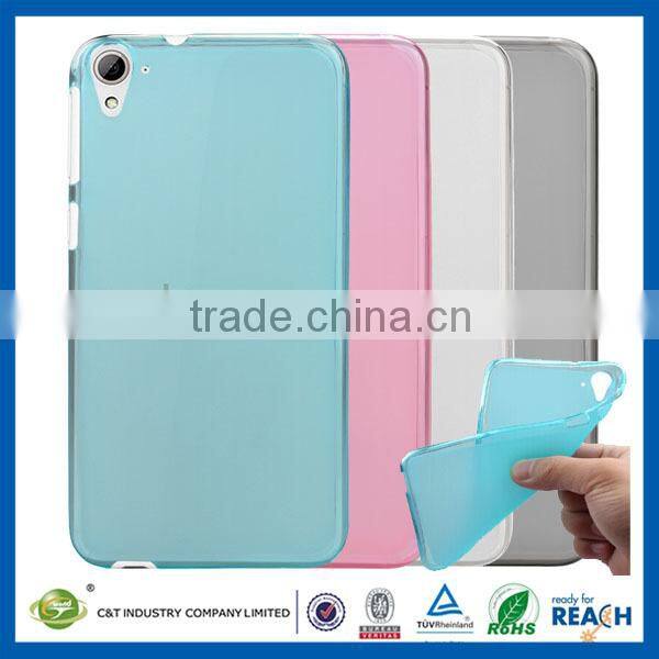 C&T Colorful TPU Rubber Gel Skin Cover Phone Case Cover for HTC Desire 826
