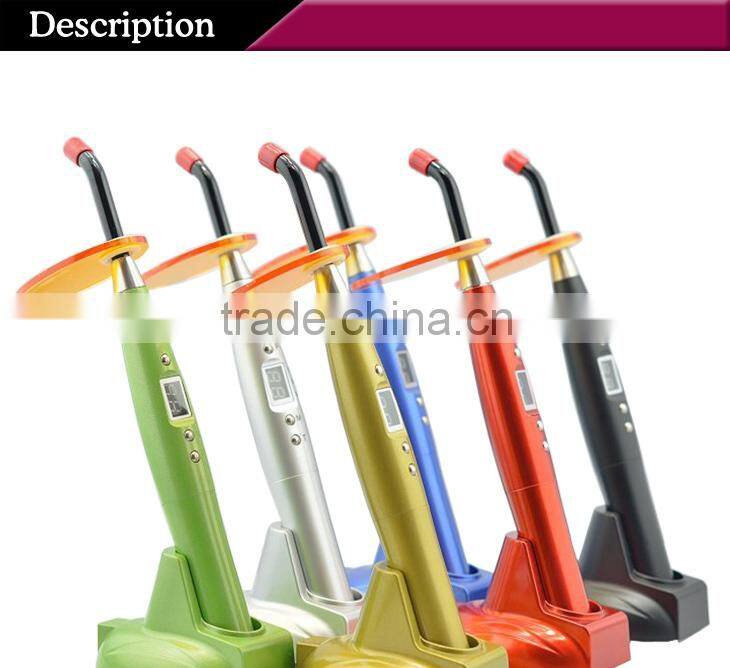 dentist clinic used battery portable oral dental curing light with blue light