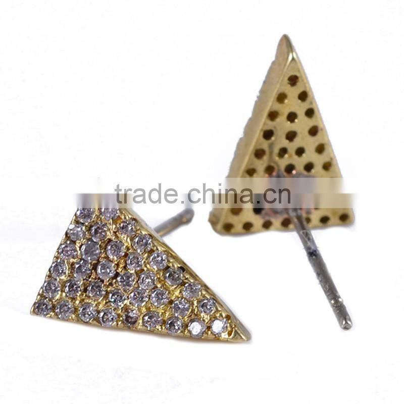 Jewelry Triangle Earrings Intay Zircon For Personality Girl Style