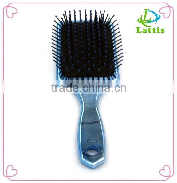 Plastic Flexible hair brush Beautiful Star Electric Hair Straightener Comb Brush