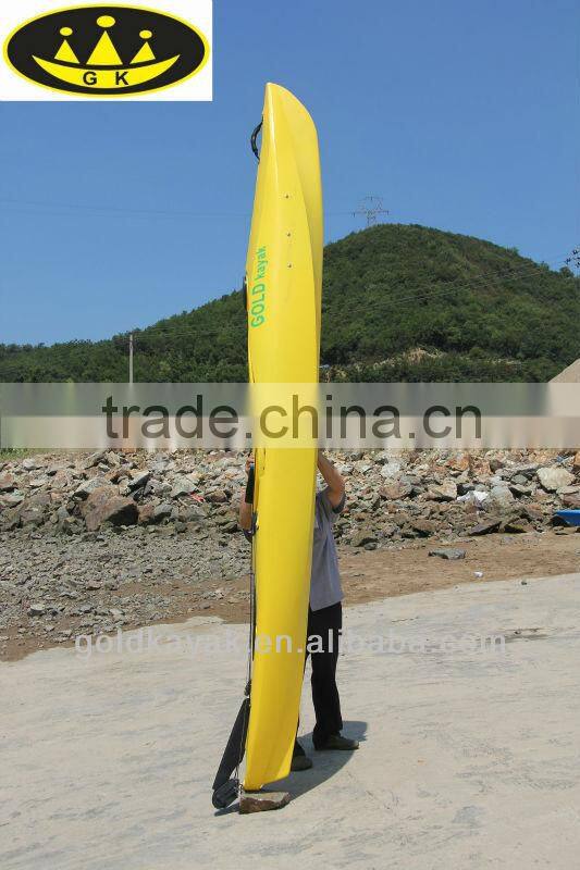 LLDPE one person sit in fishing kayak