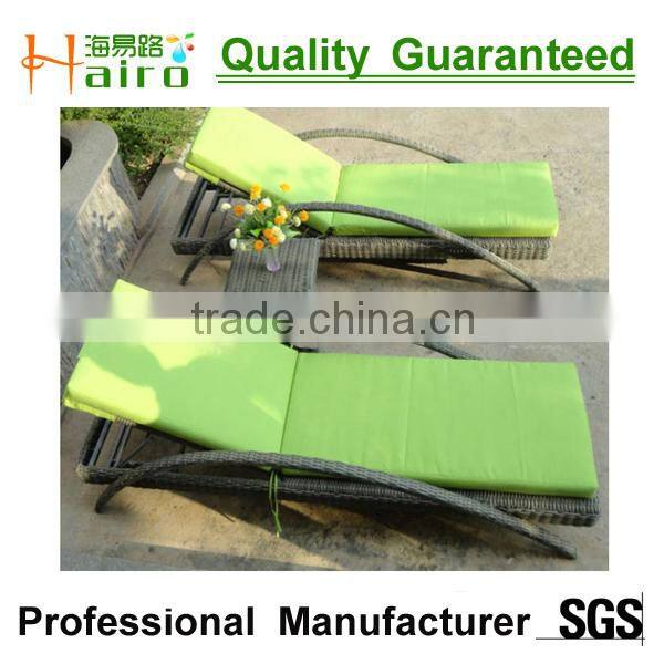 All weather outdoor rattan wicker lounge