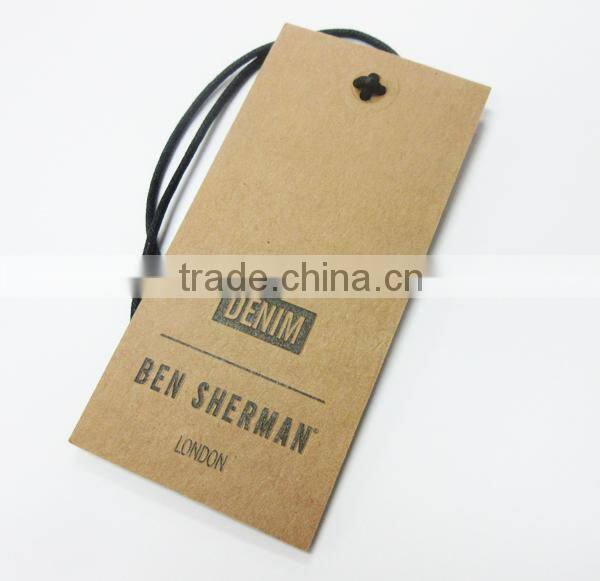 Silk Screen Print Kraft Paper Card Hangtag