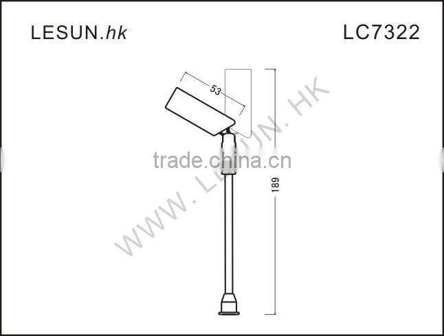 Hot Promotion! 2w jewelry display case led lights LC7322