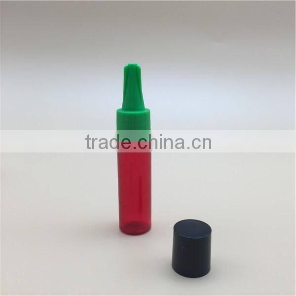 personal care use screen printing 25ml 1oz pet plastic round bottle for e-liquid perfume