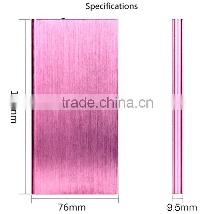 Super Quality Ultra Thin Super Slim Power Bank 12000mah Battery