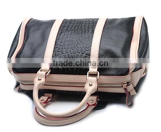 Genuine leather lady fashion bag online shop China